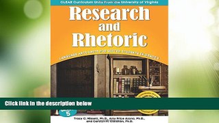 Big Sales  Research and Rhetoric: Language Arts Units for Gifted Students in Grade 5  Premium