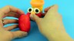 Play Doh Elmo DIY Sesame Street Elmo Monster Using Play-Doh Cans By DisneyCarToys