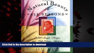 liberty book  Natural Beauty for All Seasons: More Than 250 Simple Recipes and Gift-Giving Ideas