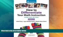 Big Sales  How to Differentiate Your Math Instruction, Grades K-5 Multimedia Resource: Lessons,
