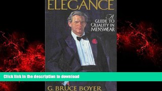 Best books  Elegance - A Guide to Quality in Menswear online to buy