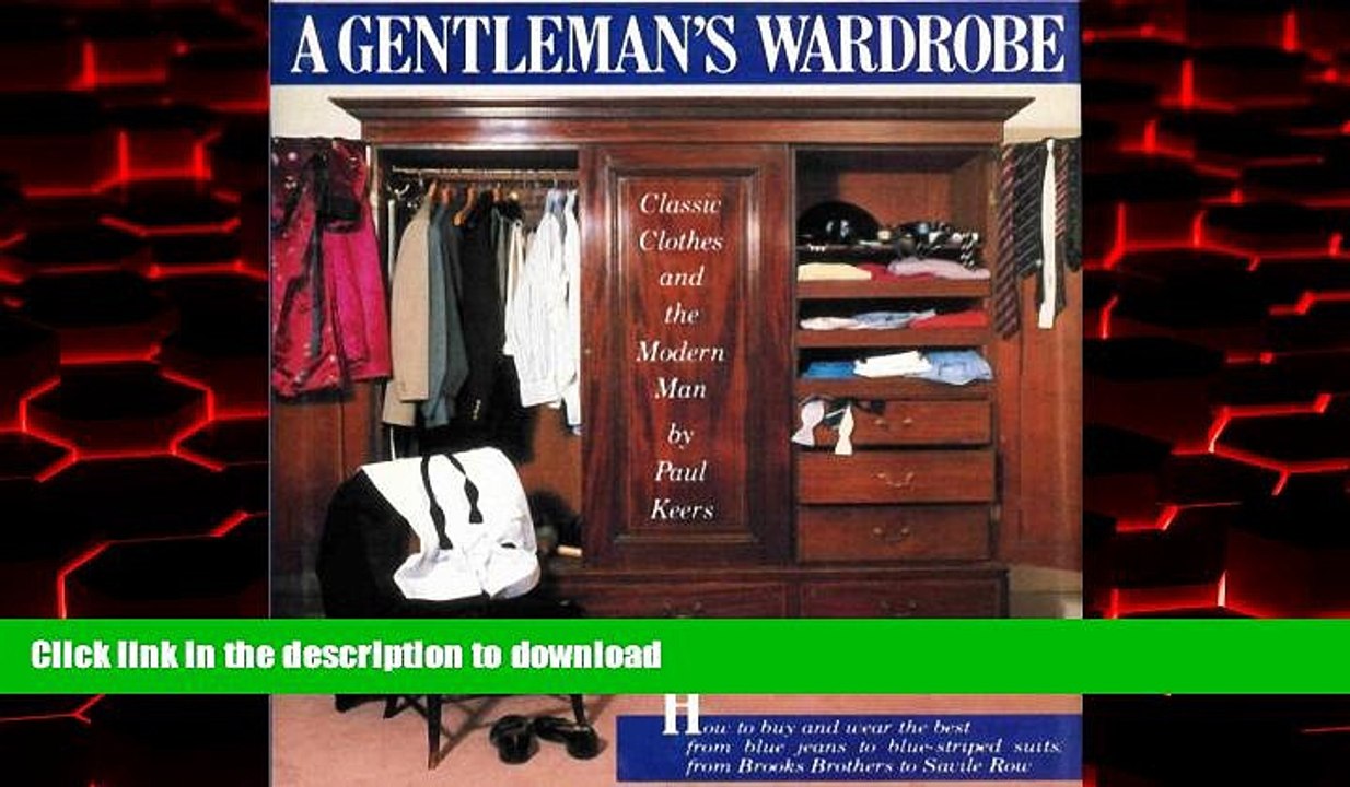 Read books  A Gentleman s Wardrobe
