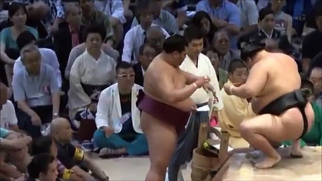 御嶽海 vs 照ノ富士 勝利インタビュー付き 平成28年名古屋場所6日目