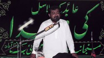 Zakir Syed Mohammad Hussain Shah Jasowal 13th Muhram 1438(2016) Choti Behak Hafizabad