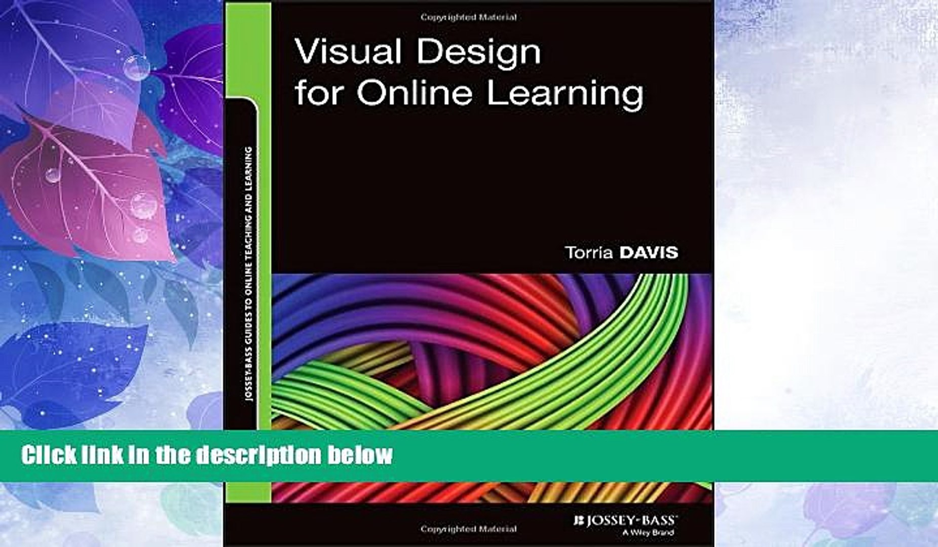 ⁣Big Sales  Visual Design for Online Learning (Jossey-Bass Guides to Online Teaching and Learning)