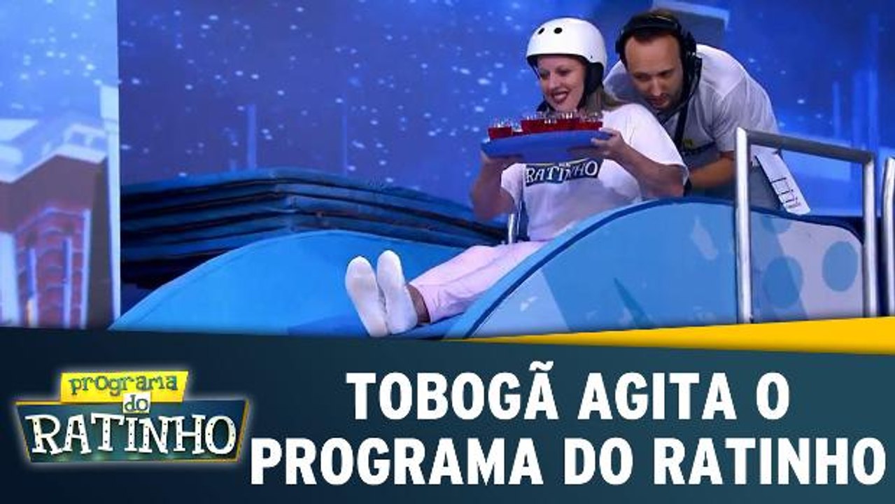 Tobogã agita o Programa do Ratinho