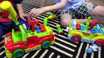 Patati Patatá Carro Mecânico George Peppa Pig Infantil Homem Aranha Cars Kids Toys Review