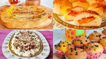 Menü 11 | Peynirli Büzme Börek, Patatesli Poğaça, Patlıcan Salatası, Damla Çikolatalı Cupcake