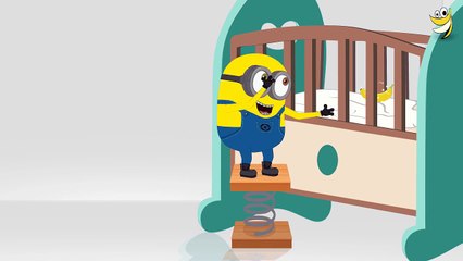 Minions Vs Hulk in Gym Funny Prank Cartoon! Finger Family_20