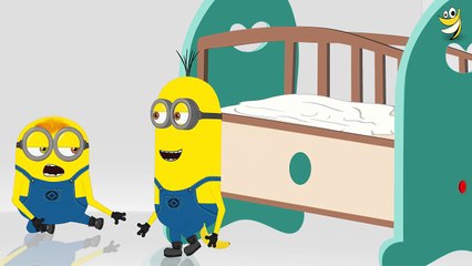 Minions Vs Hulk in Gym Funny Prank Cartoon! Finger Family_21