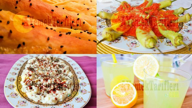 Menü 13 | Kıymalı ve Patatesli Kol Böreği, Domates Soslu Biber Kızartması, Fırında Sütlaç, Limonata