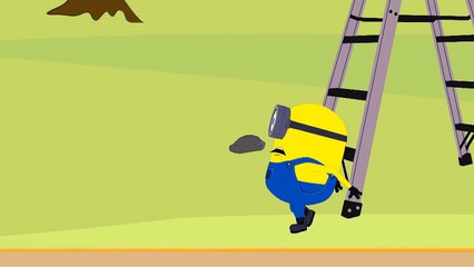 Minions Vs Hulk in Gym Funny Prank Cartoon! Finger Family_58