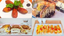 Menü 15 | Peynirli Karnıyarık Börek, İçli Köfte, İki Renkli Kek, Ankara Sarması, Portakal Suyu