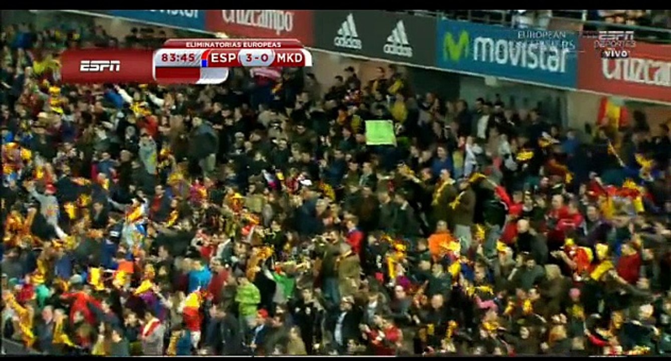 Nacho Monreal  Goal HD Spain 3 - 0 FyR Macedonia 12.11.2016 World Cup - Qualification