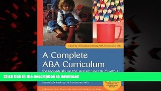Read book  A Complete ABA Curriculum for Individuals on the Autism Spectrum with a Developmental