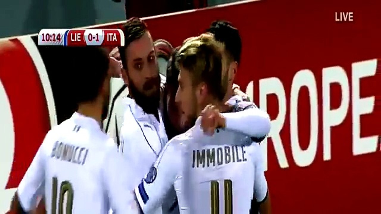 Italy vs Liechtenstein 4-0 ● Goals and Highlights ● World Cup Qualifiers 2016