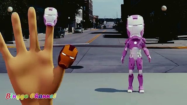 Ironman Mini 3D Finger Family | Nursery Rhymes | 3D Animation In HD From Binggo Channel
