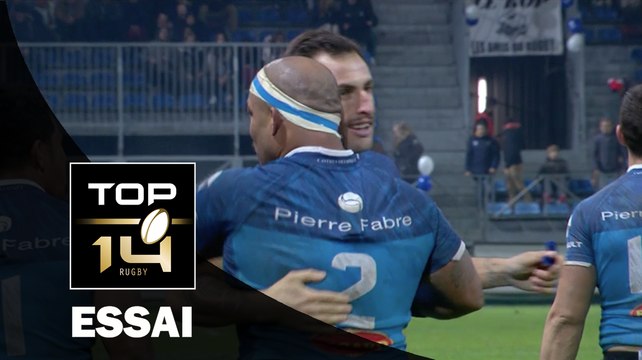 TOP 14 ‐ Essai Jody JENNEKER (CO) – Castres-Brive – J11 – Saison 2016/2017