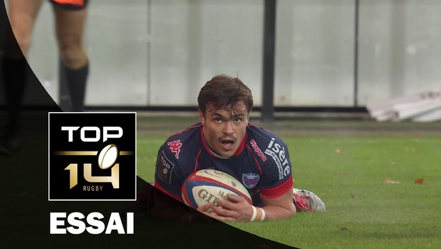 TOP 14 ‐ Essai Lilian SASERAS (FCG) – Grenoble-Bordeaux-Bègles – J11 – Saison 2016/2017