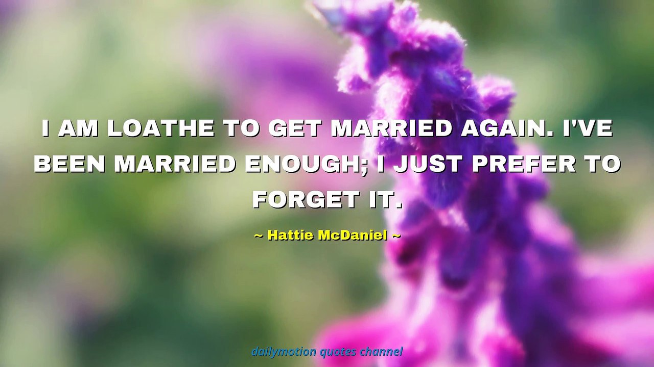 Hattie McDaniel Quotes #1