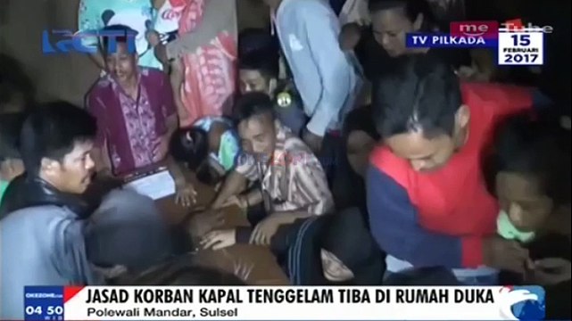 Jasad Korban Kapal Tenggelam Tiba di Rumah Duka