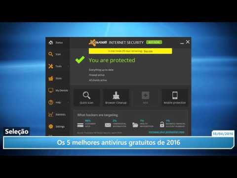 Os 5 melhores antivírus gratuitos de 2016