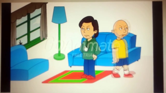 Caillou Swears At His Dad And Gets Grounded