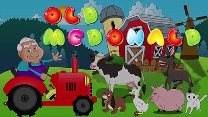 下载视频: Old MacDonald had a farm nursery rhyme | Farm Song, Old McDonald