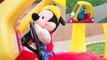 Mickey Mouse Driving Cozy Coupe Disney Mickey Mouse Crashing like Cookie Monster Driving