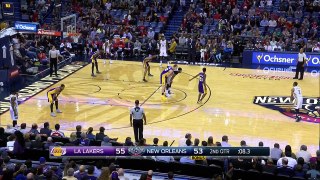 Buddy Hield Halftime Buzzer-Beater - Lakers vs Pelicans - November 12, 2016 - 2016-17 NBA Season