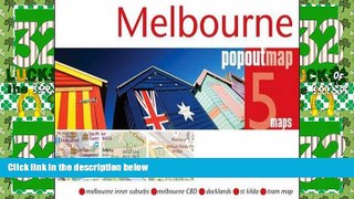 Big Deals  Melbourne PopOut Map (PopOut Maps)  Best Seller Books Most Wanted