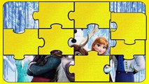 Disney FROZEN Puzzle Game Elsa Anna Olaf Sven Hans Kristoff Rompecabezas De Play Kids Learning Toys