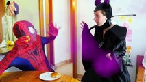 Frozen Elsa Eats Spiderman Becomes Spider in Real Life ft Maleficent, Joker, SpiderElsa Superhero