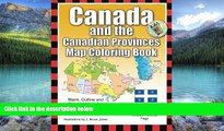 Big Deals  Canada and the Canadian Provinces Map Coloring Book  Best Seller Books Most Wanted