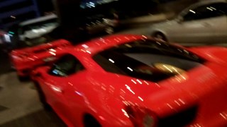 Ferraris And Lamborghini Aventador At Crown Casino