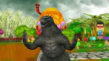 Finger Family Godzilla Cartoons | Godzilla Finger Family Nursery Rhymes | Dinosaur Finger Family