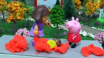 Peppa Pig and Dora Play Doh Surprise Toys Thomas and Friends Disney Princess Toys Huevo Sorpresa