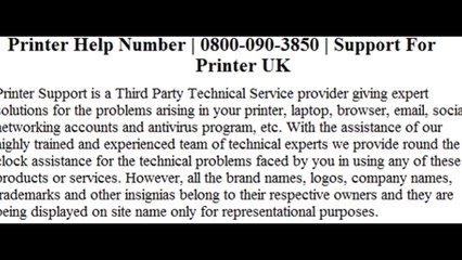 Printer Helps & Support – Easy Way To Get Help