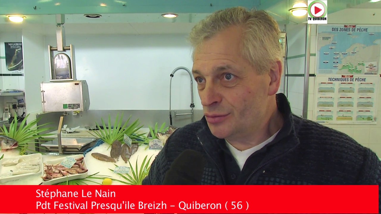 Quiberon  | Stéphane Le Nain pdt Festival Presqu'ile Breizh  | TV quiberon 24/7