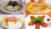 Menü 16 | Peynirli Büzme Börek, İçli Köfte, Elmalı Kereviz Salatası, Arap Kurabiye, Trileçe
