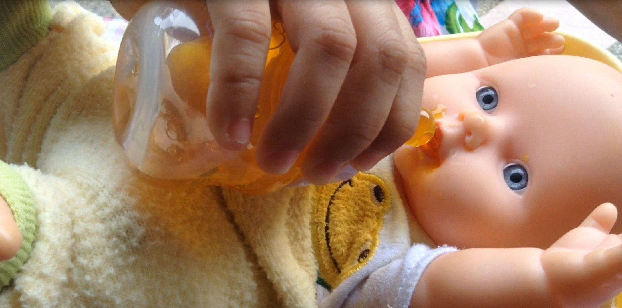 Baby doll drinking milk on sale