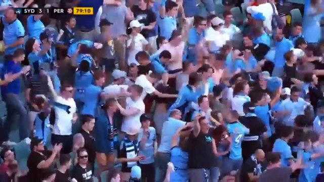 Milos Ninkovic Amazing Goal - Sydney FC 3-1 Perth Glory FC Australian A-League 13-11-2016 (HD)