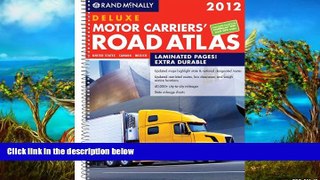 Deals in Books  Rand McNally Motor Carries Road Atlas Deluxe (Rand McNally Motor Carrier s Road