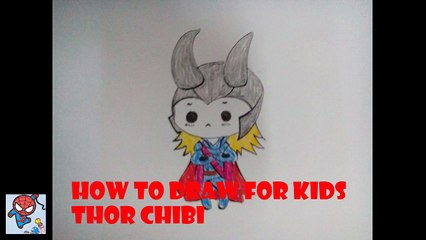 How to draw Thor - How to draw for kids