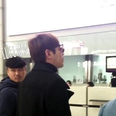 JANG KEUN SUK  AT INCHEON AİRPORT ARRİVAL  TO MACAO AİRPORT CHİNA  13.11.2016