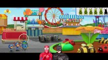 Paw Patrol, Umizoomi, Bubble Guppies, Dora, and Blaze Game Compilation with SPIDERMAN AND BATMAN