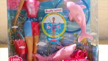 BARBIE Dolphin Trainer I Can Be Barbie Underwater Pool Toys Doll Pet Trainer DisneyCarToys