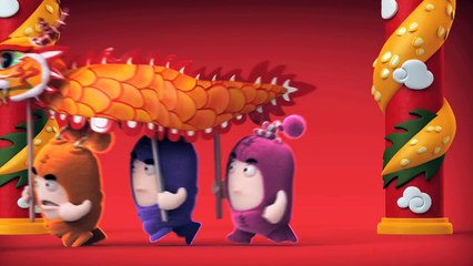 Oddbods | Chinese New Year Dragon Dance