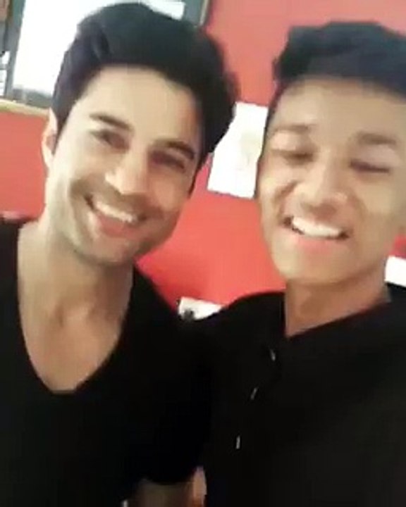 Rajeev khandelwal  with fan 2016