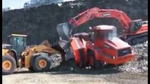 Heavy Equipment Accidents Caught On Tape Heavy Equipment Disasters Excavator fall